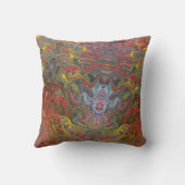 カラフル抽象芸術 クッション (裏面)