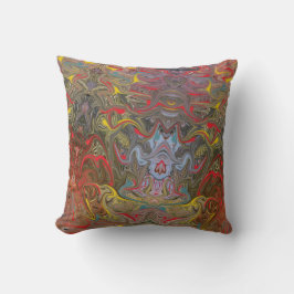 カラフル抽象芸術 クッション