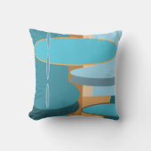 カラフル抽象芸術 クッション (正面)