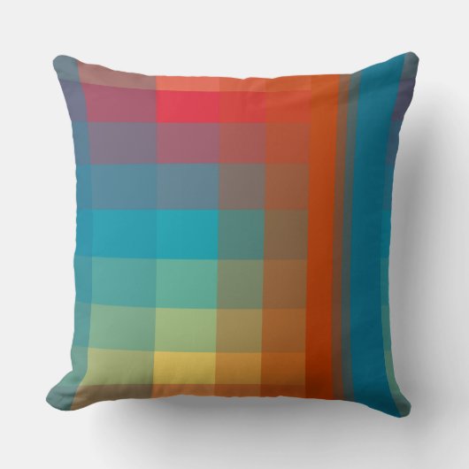 カラフル抽象芸術 クッション (正面)