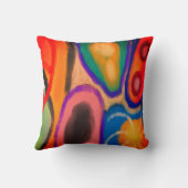 カラフル抽象芸術 クッション (裏面)