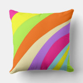 カラフル抽象芸術 クッション (裏面)