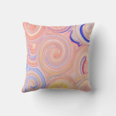 カラフル抽象芸術 クッション (裏面)