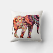 カラフル抽象芸術 クッション (裏面)