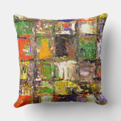 カラフル抽象芸術 クッション (裏面)