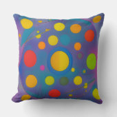 カラフル抽象芸術 クッション (正面)