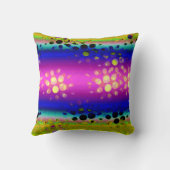 カラフル抽象芸術 クッション (裏面)