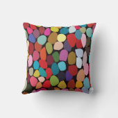 カラフル抽象芸術 クッション (裏面)