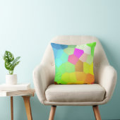 カラフル抽象芸術 クッション (椅子)