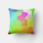 カラフル抽象芸術 クッション (裏面)