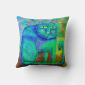 カラフル抽象芸術 クッション (裏面)