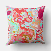 カラフル抽象芸術 クッション (裏面)