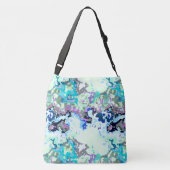 カラフル抽象芸術 クロスボディバッグ (裏面)