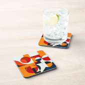 カラフル抽象芸術 コースター (右側)