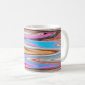 カラフル抽象芸術 コーヒーマグカップ (正面右)