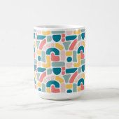 カラフル抽象芸術 コーヒーマグカップ (中央)