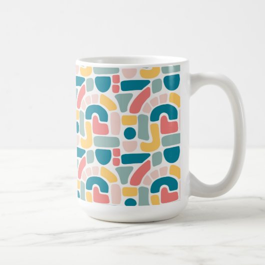 カラフル抽象芸術 コーヒーマグカップ (右)