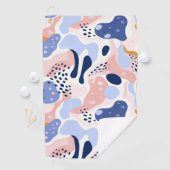 カラフル抽象芸術 ゴルフタオル (インサイチュ)