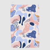 カラフル抽象芸術 ゴルフタオル (正面)