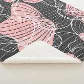 カラフル抽象芸術、シームレ芸術的ームパターン シェルパブランケット (3/4)