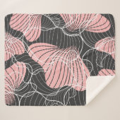 カラフル抽象芸術、シームレ芸術的ームパターン シェルパブランケット (正面(横))