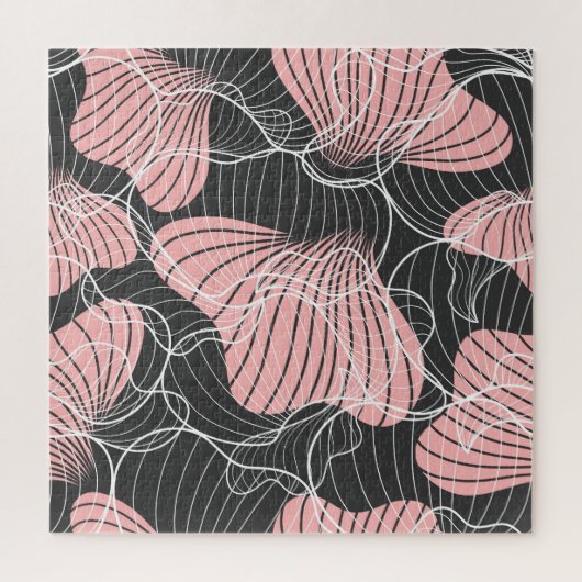 カラフル抽象芸術、シームレ芸術的ームパターン ジグソーパズル (縦)