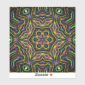 カラフル抽象芸術 シール (シート)