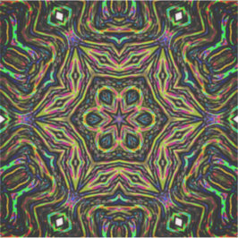 カラフル抽象芸術 シール