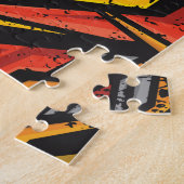 カラフル抽象芸術 ジグソーパズル (側面)