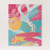 カラフル抽象芸術 ジグソーパズル (縦)