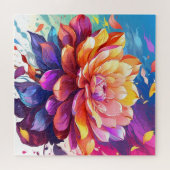 カラフル抽象芸術 ジグソーパズル (横)