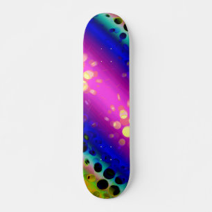 カラフル抽象芸術 スケートボード
