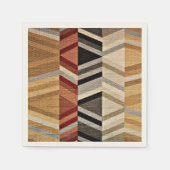 カラフル抽象芸術 スタンダードカクテルナプキン (正面)