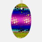 カラフル抽象芸術 セラミックオーナメント (右)