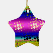 カラフル抽象芸術 セラミックオーナメント (右)