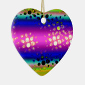 カラフル抽象芸術 セラミックオーナメント (右)