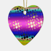 カラフル抽象芸術 セラミックオーナメント (左)