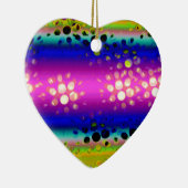 カラフル抽象芸術 セラミックオーナメント (右)