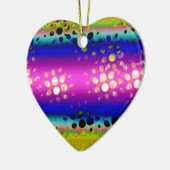 カラフル抽象芸術 セラミックオーナメント (左)