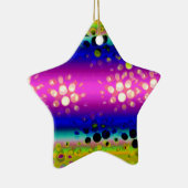 カラフル抽象芸術 セラミックオーナメント (右)