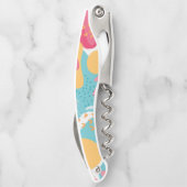 カラフル抽象芸術 ソムリエナイフ (裏面)