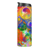 カラフル抽象芸術 タンブラー (回転右)