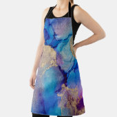 カラフル抽象芸術：テクスチャオイル塗装。 エプロン (インサイチュ)