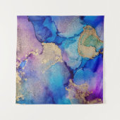 カラフル抽象芸術:テクスチャオイル塗装。 タペストリー (正面)