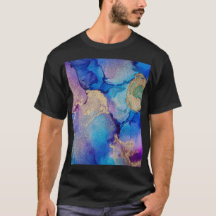 カラフル抽象芸術:テクスチャオイル塗装。 Tシャツ