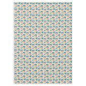 カラフル抽象芸術 テーブルクロス (正面)