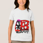 カラフル抽象芸術 トライブレンドＴシャツ (正面)