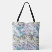 カラフル抽象芸術 トートバッグ (裏面)