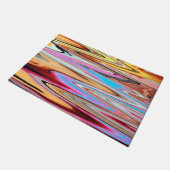 カラフル抽象芸術 ドアマット (アングル)