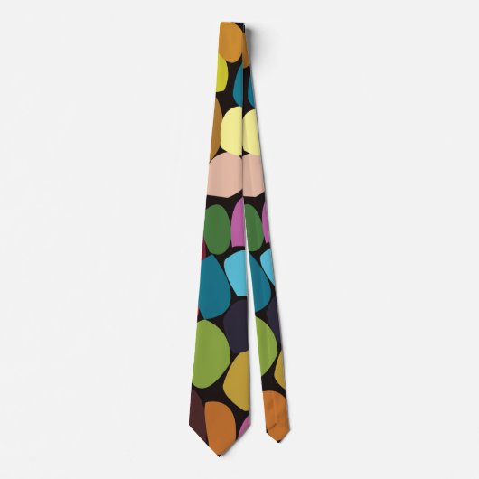 カラフル抽象芸術 ネクタイ (正面)